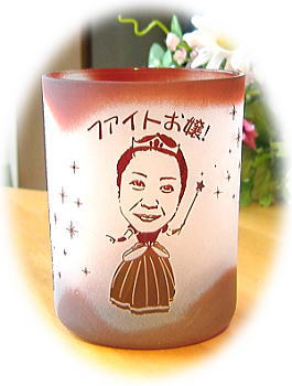 似顔絵グラスNKM