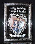 結婚祝贈物等にミラーフォトフレームM